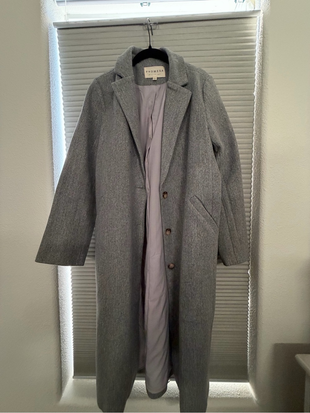 Promesa Light Grey Coat